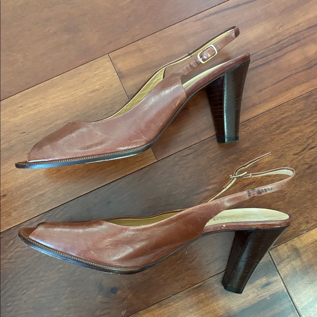 Vintage Bruno Magli heels Brown Size undefined - Image 7