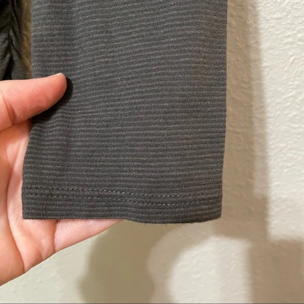 Lucy Grey Cowl Neck Long Sleeve Light Weight Sweater Womens M Blouse Casual Gray Size M - Image 3