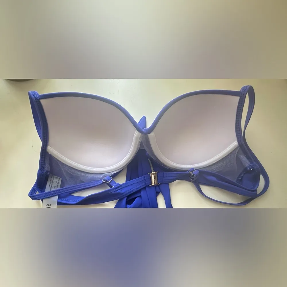 SHEIN Swim Plant Print Bikini Set Wrap Push Bra & High waisted Bottom (869) - Image 10