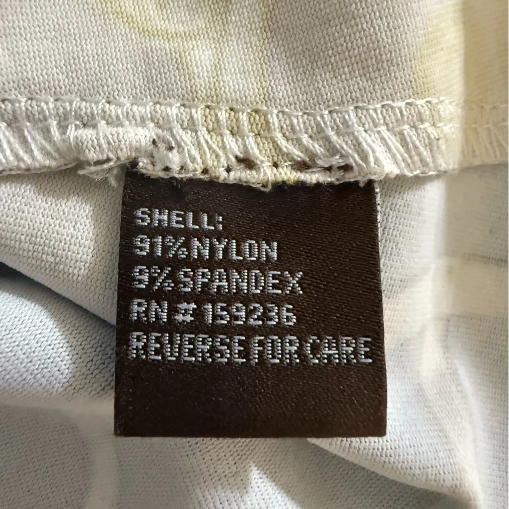 Calypso St. Barth Beige Linen Hi Low Top Blouse Women’s Sz XS - Image 8