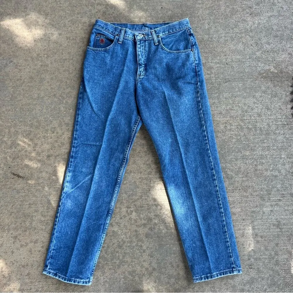 Vintage Y2K Wrangler 20X size 9/10x30 red ribbon high waist cowgirl jeans - Image 4