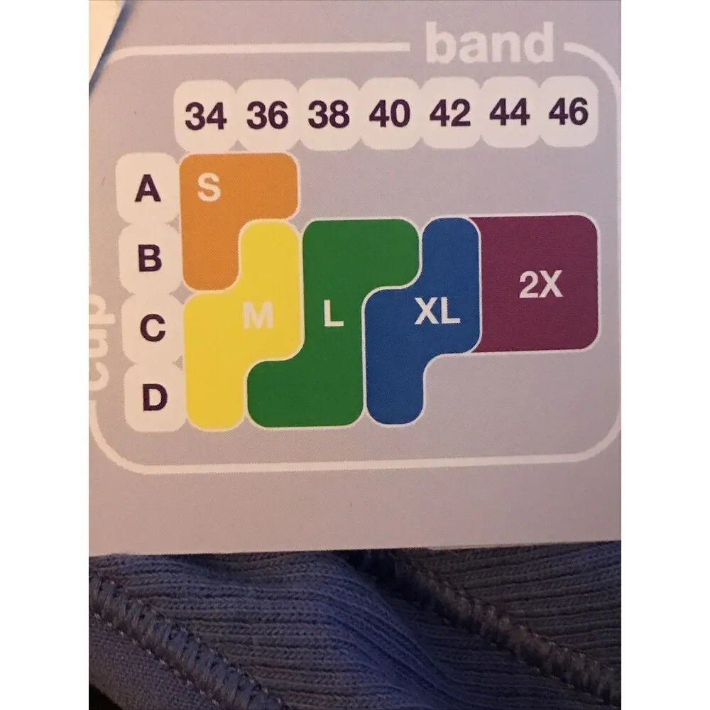 Women's Original Triangle Bralette Breathable Stretch Cotton Bras, 2-Pack - Image 2