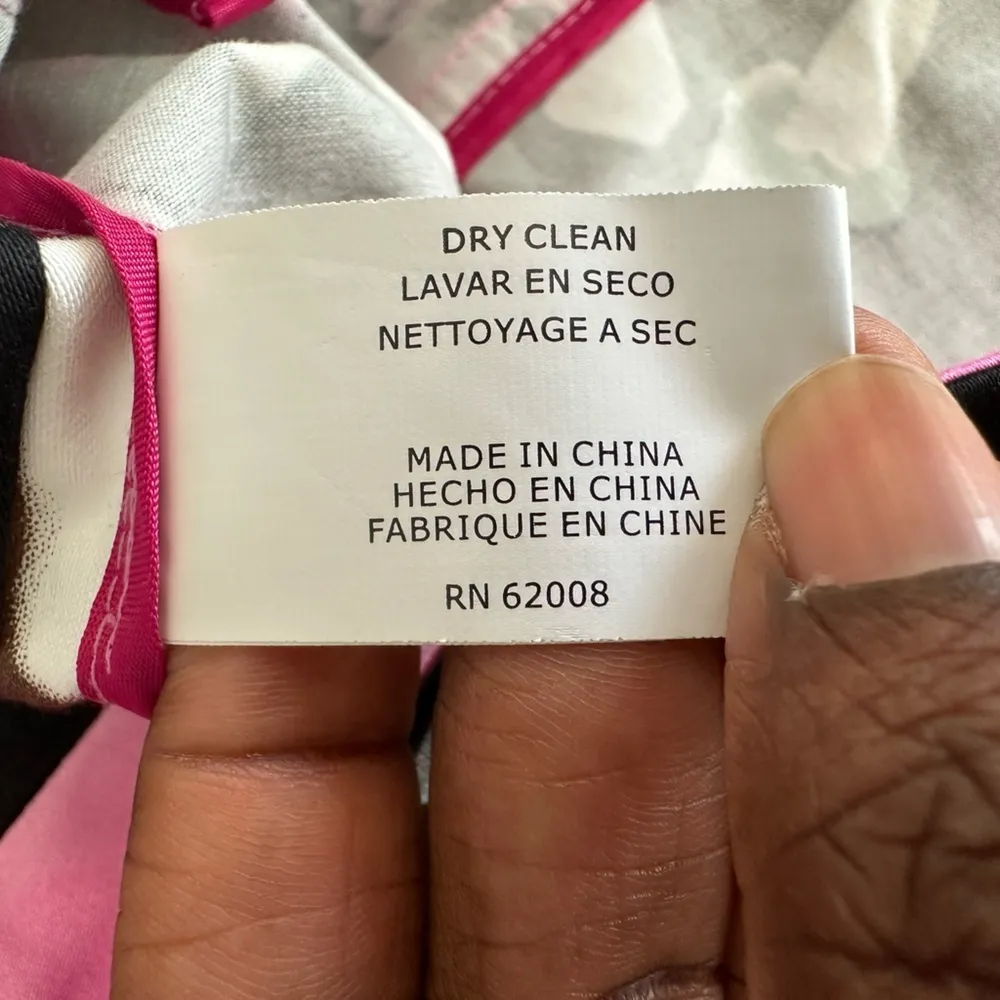 Insight Floral Print Single Button Peplum Style Blazer Size 6 Office Career Pink - Image 9