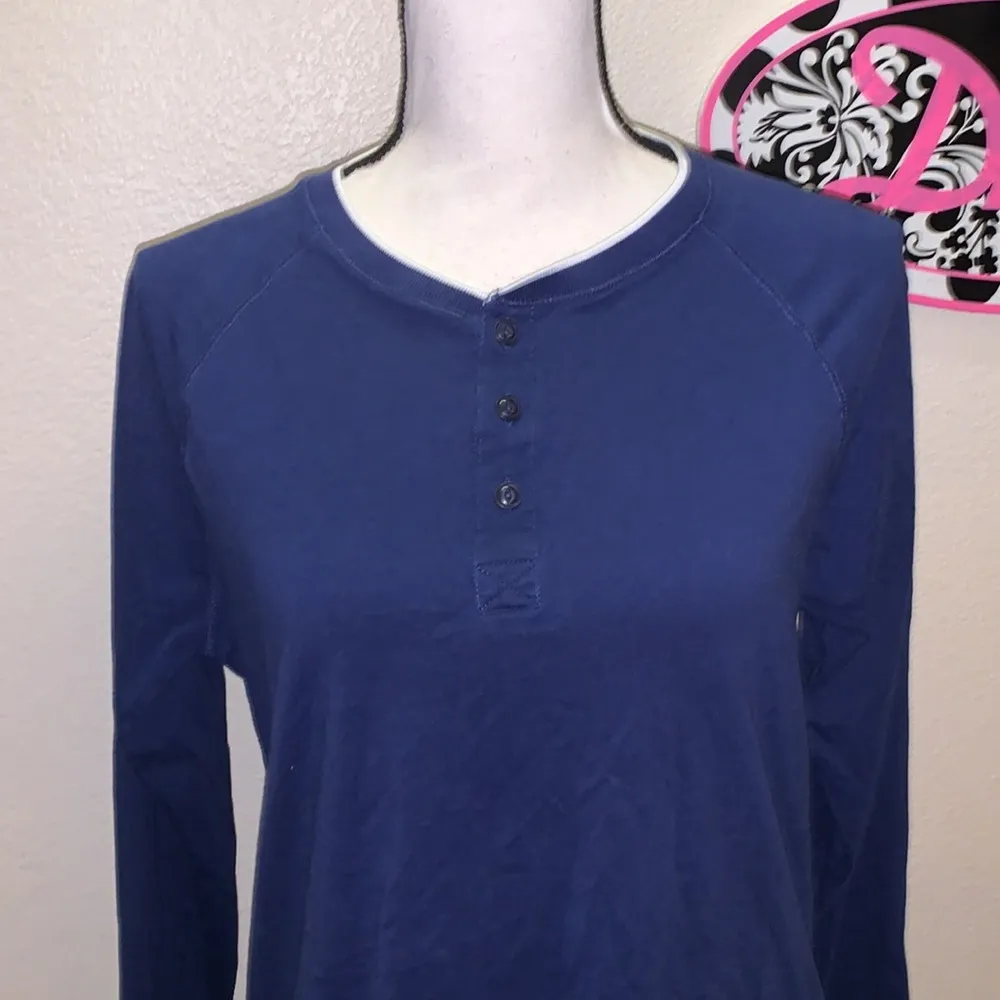 Dip blue 1/4 button v - Image 2