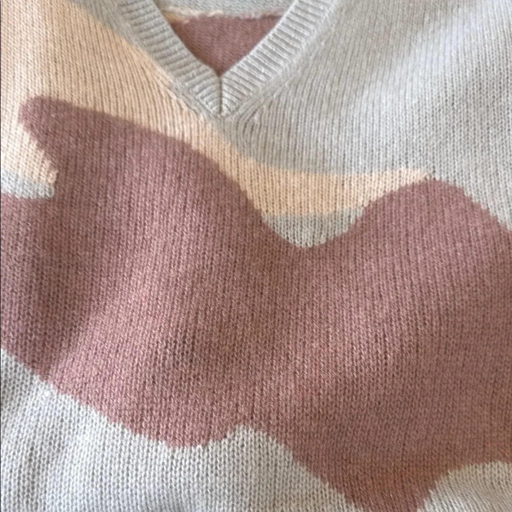 Skull Cashmere Women's Multicolor V-Neck Sweater - Image 4