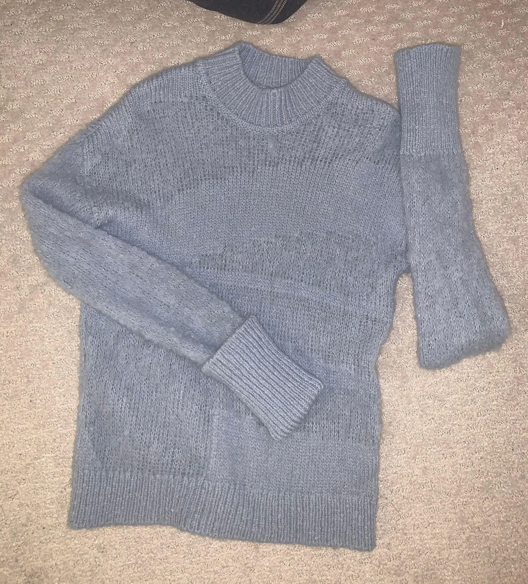 FP Turtleneck Pullover knit  Light Blue Size s - Image 3