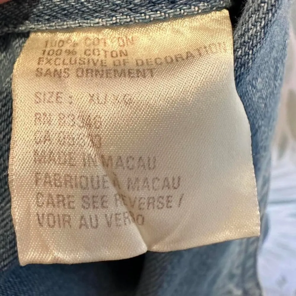 NWT Vintage Disney Classic Pooh‎ Denim Button Down Jacket Size XL - Image 5