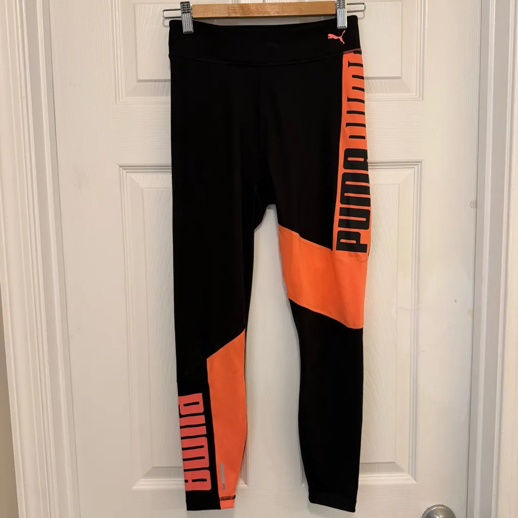 NWOT Puma Logo High Waist 7/8 Women's Training Leggings - Image 3