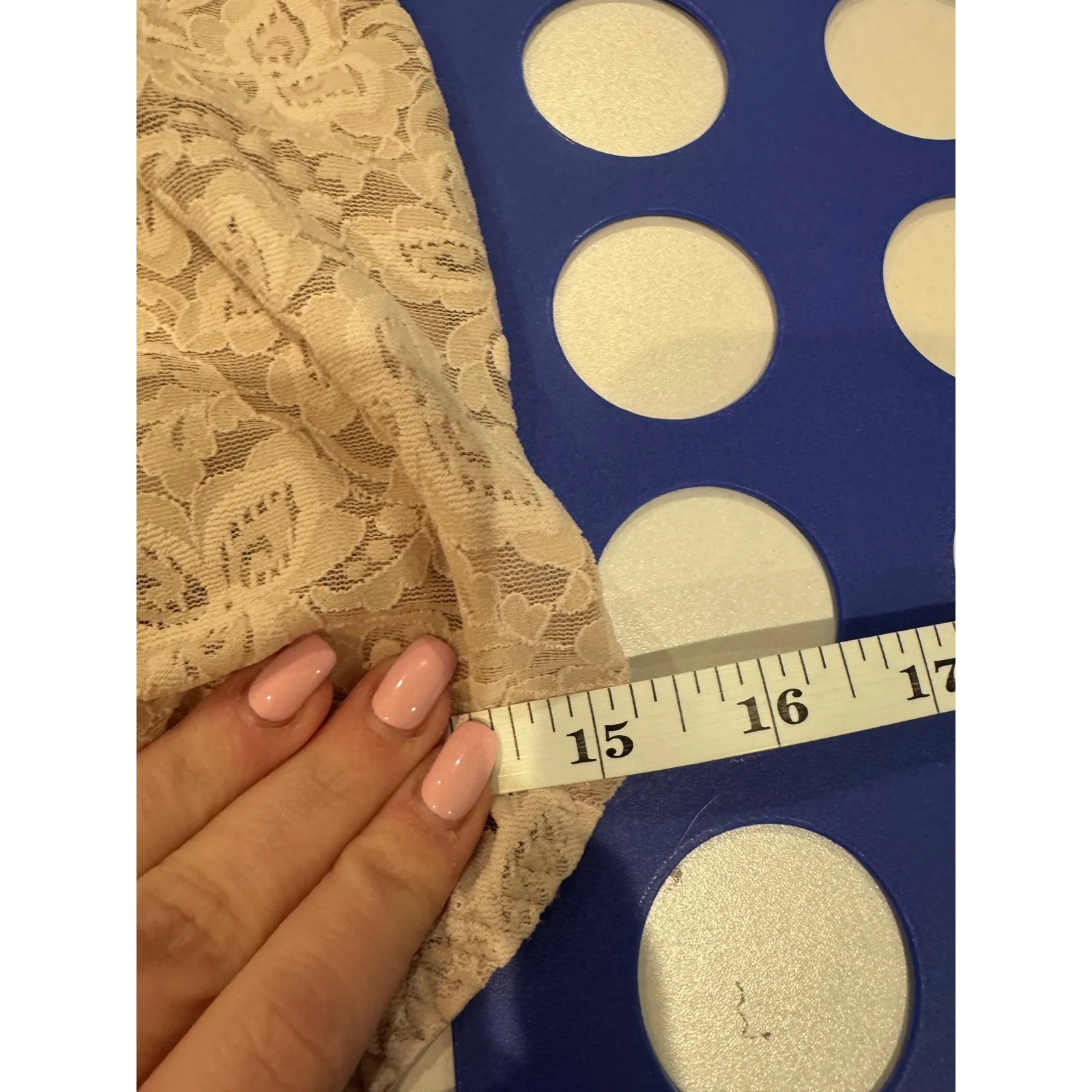 Bali Lace 'N Smooth Bodybriefer Rosewood Bodysuit Full Figure Adjustable 38C - Image 11