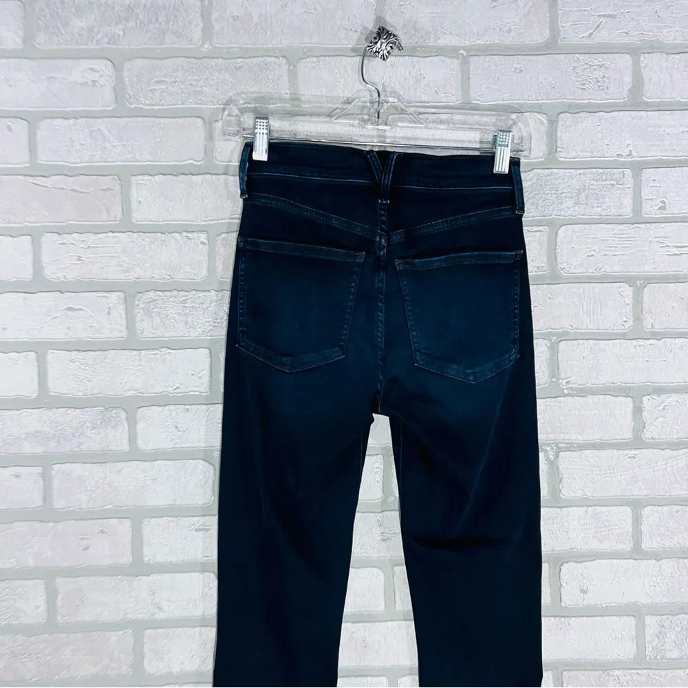 Veronica Beard Carly Kick Flare High Rise Jeans in Dark Ink Wash Size 24 - Image 9