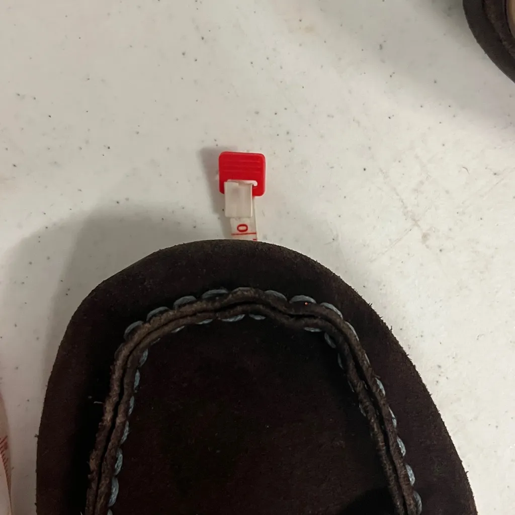 DANIEL GREEN Brown Suede Moccasins‎ Blue Ribbon Hard Sole Slipper Size 8 - Image 12