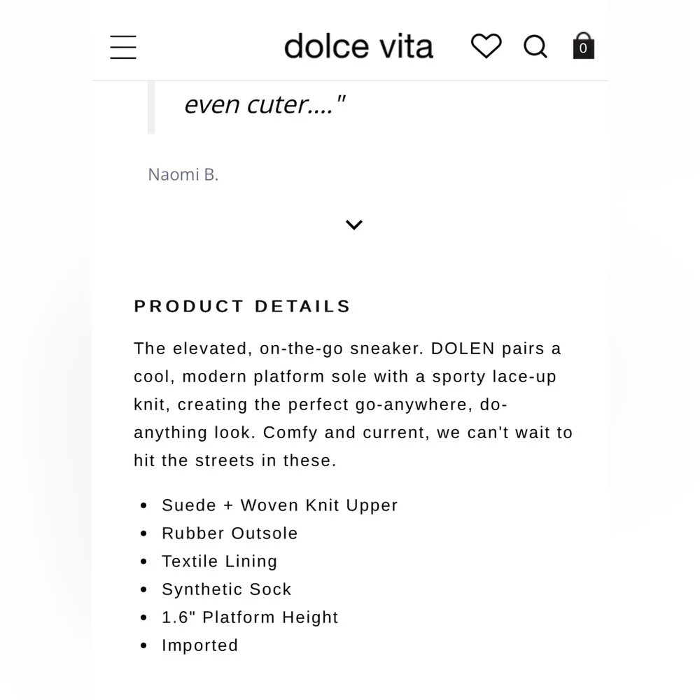 Dolce Vita “Dolen” Platform woven Cream Sneakers with textured fabric size 7.5 - Image 14