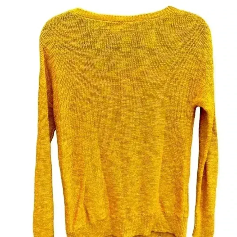 Mossimo‎ mustard yellow sweater Size S C4 - Image 4
