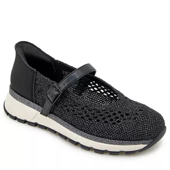 Kenneth Cole Reaction Kuerq EZ Mary Jane Sneakers in Black Knit, Size 5 - Image 13