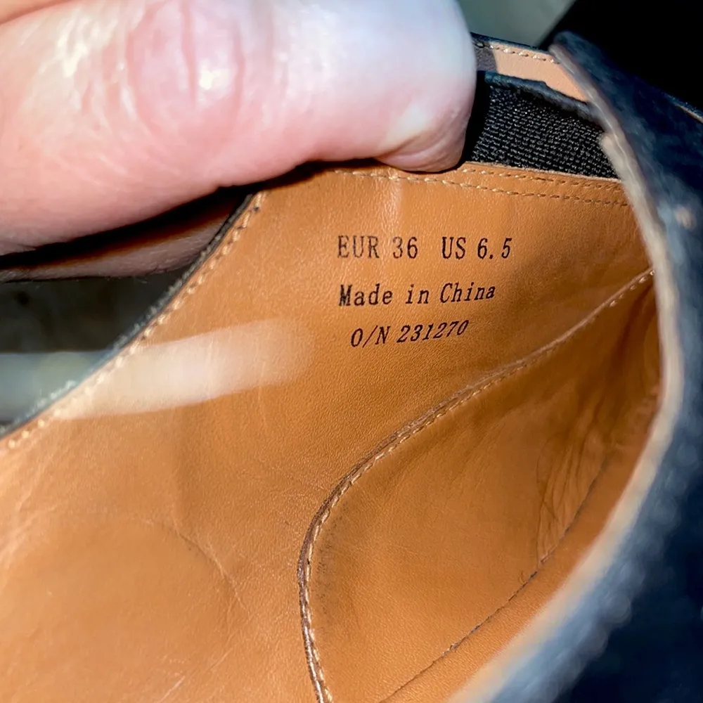 & Other Stories Black Platform Derby Shoes (6.5) - Image 9