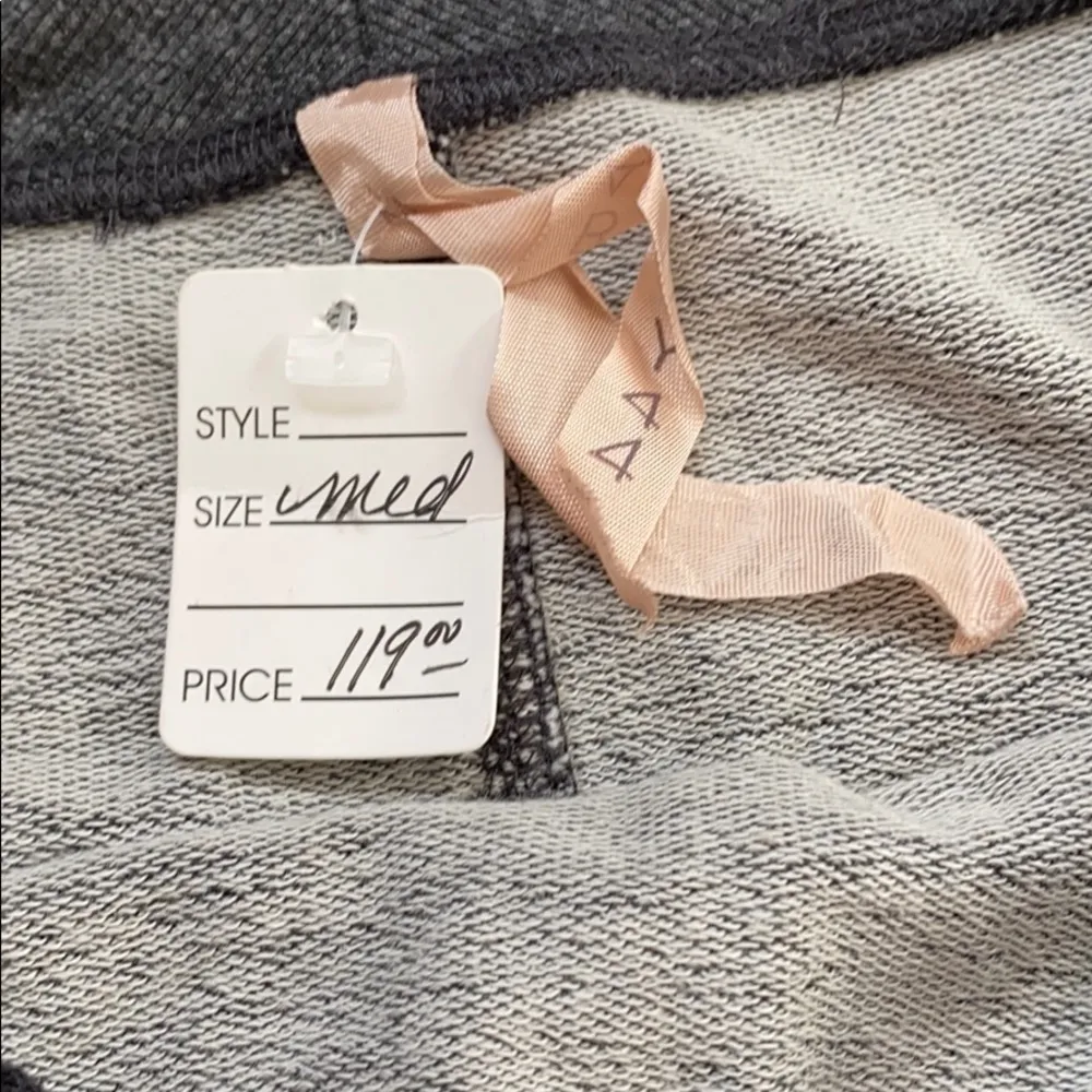 Anthro Bailey 44 Off Shoulder Gray Long Sleeve - Image 3