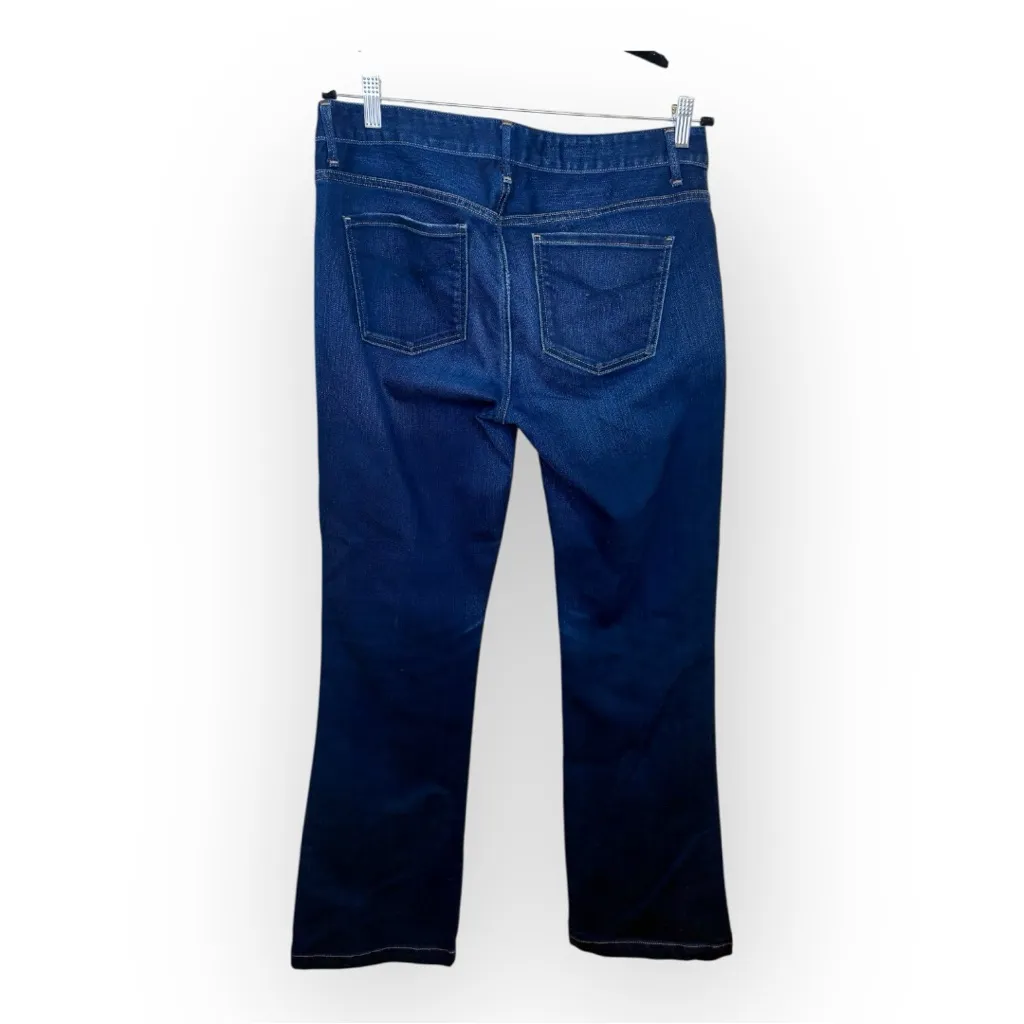 Gap 1969 Long & Lean Bootcut Jeans Dark Wash Stretch Denim Size 30/10T - Image 3