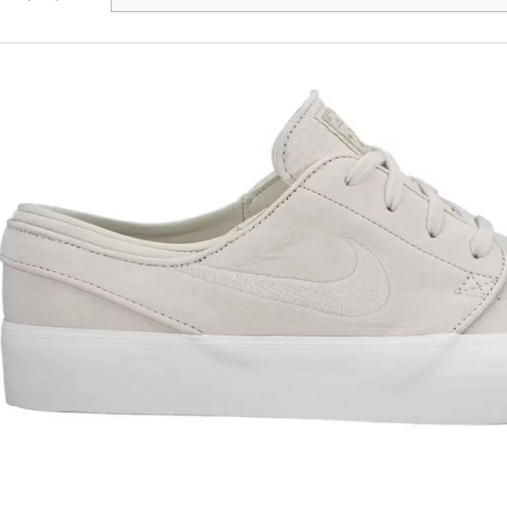 Nike SB Stefan Janoski Decon Light Bone Skateboarding Shoes AH4233 100 WOMEN 7.5 White - Image 3