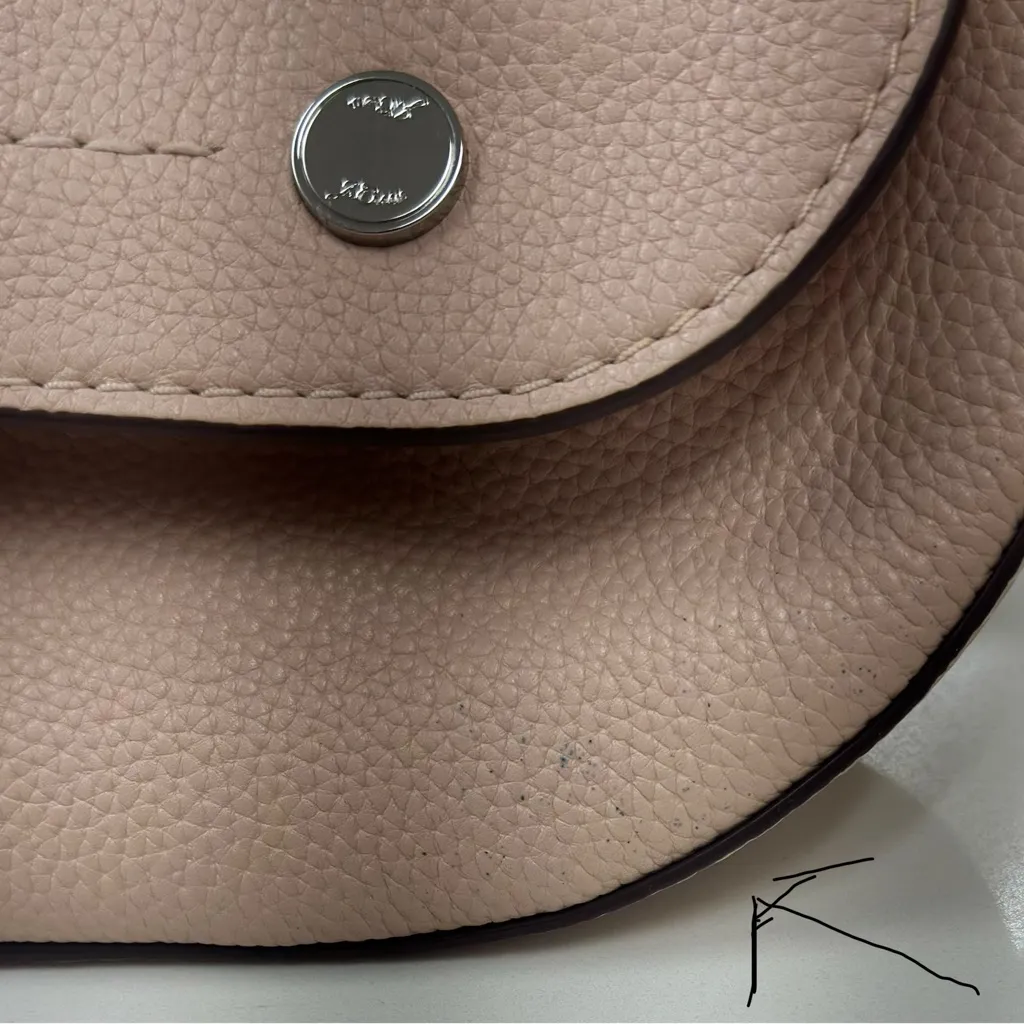 J.Crew Bristol Pink Pebbled Leather
Crossbody Bag New W. Tags - Image 8