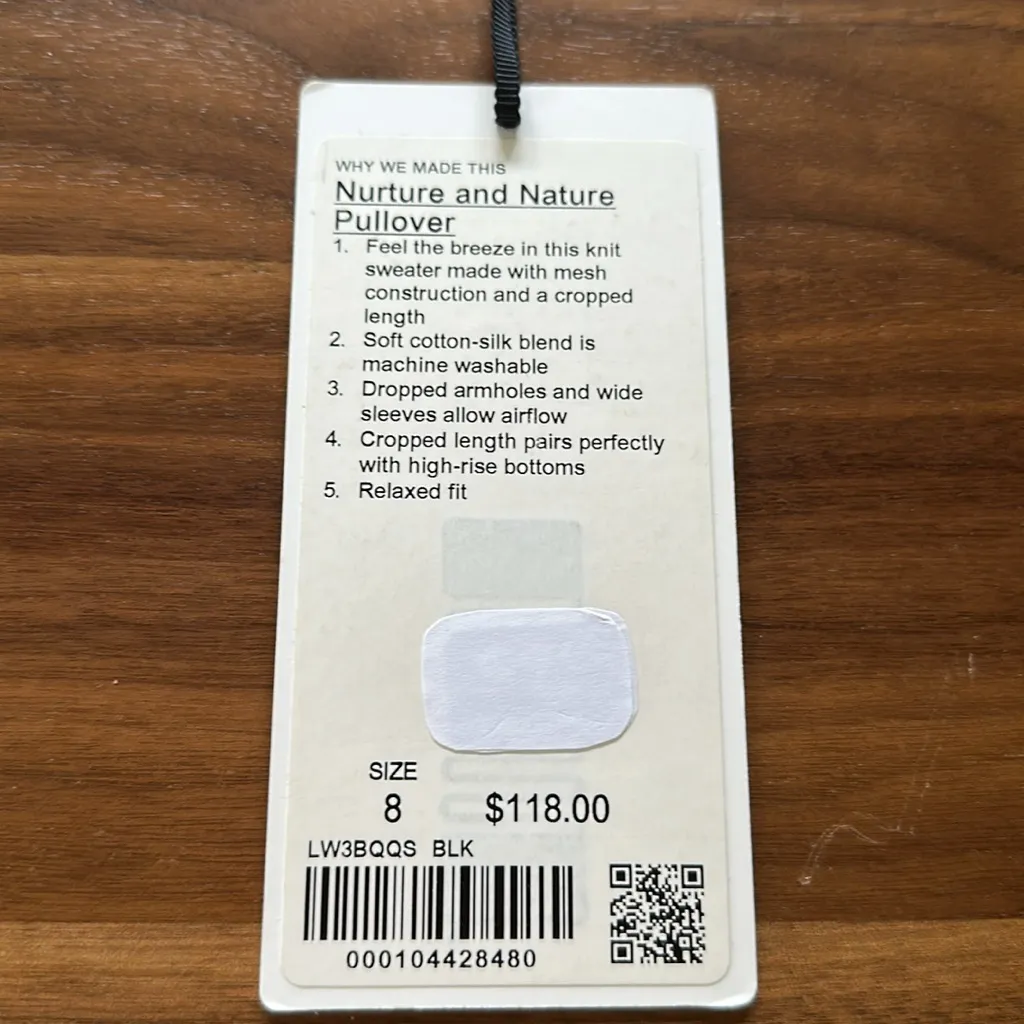 Lululemon Nurture & Nature Pullover Black Sweater - Image 9