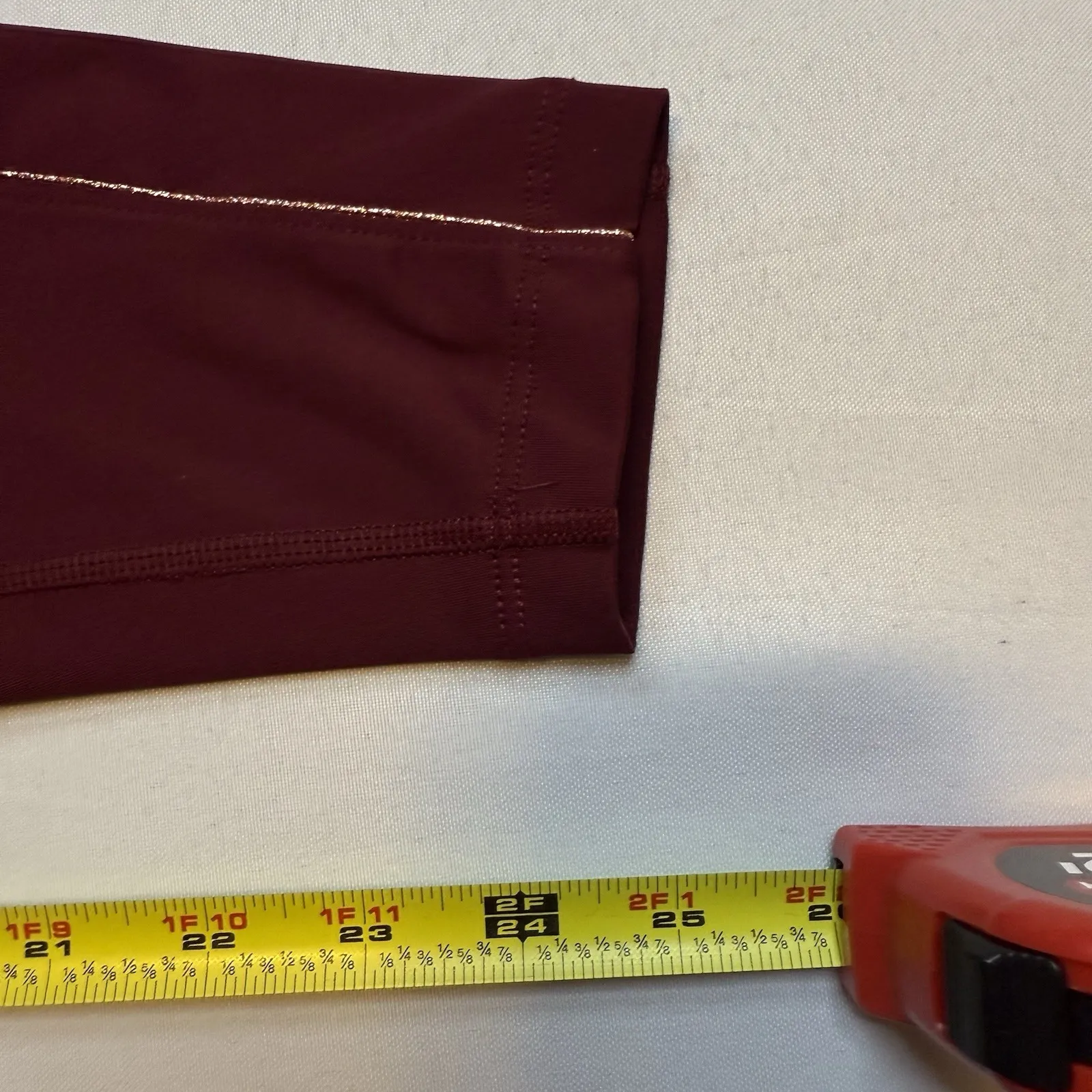 Nike Yoga Dri-Fit Women Sz Small High Waisted Lurex Tape 7/8 Athletic Leggings # - Image 11