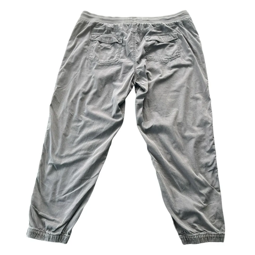 Sonoma Elastic Waist Ankle Zip Drawstring Pants Size XXL Utilitarian Gorpcore - Image 2