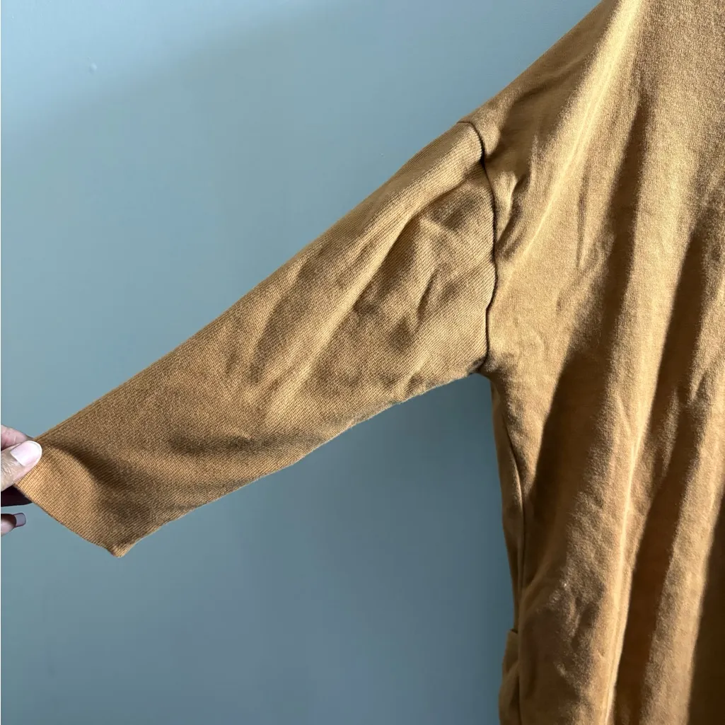 Pact Organic Cotton Chai Heather Brooklyn Cardigan Women xsmall Casual Minimal - Image 4