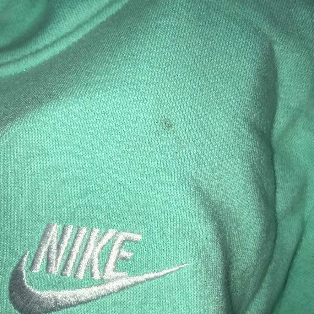 Blue classic Nike hoodie blue Nike sweatshirt size small turquoise sports wear - Image 4