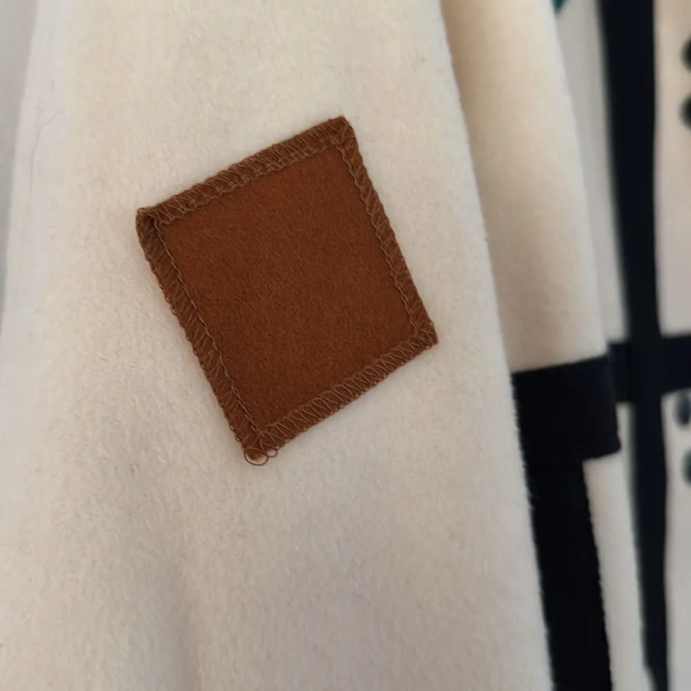 Vintage International Scene Wool Jacket EUC Size 6 - Image 4