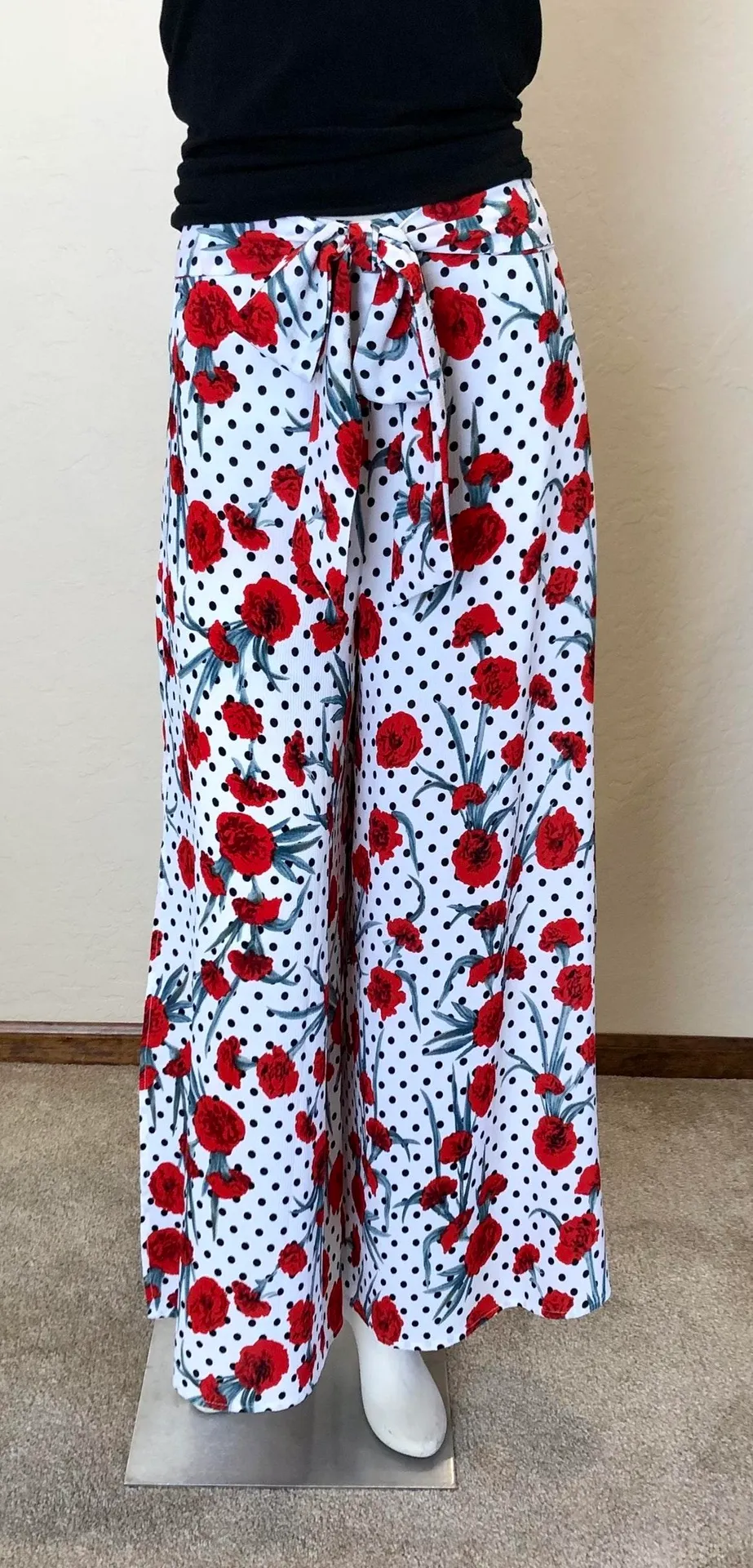 Wide Leg Palazzo Pants - Image 2