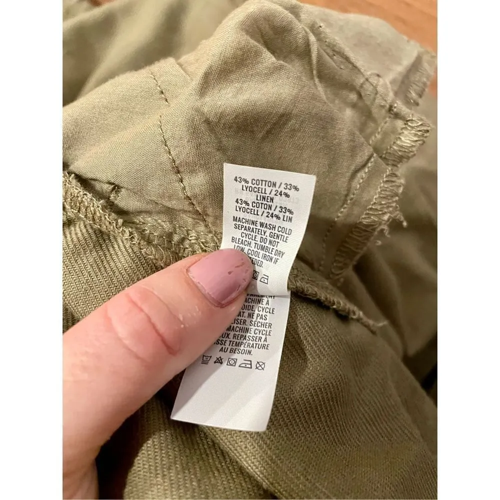 Aerie NWT green utility romper size xs - Image 12