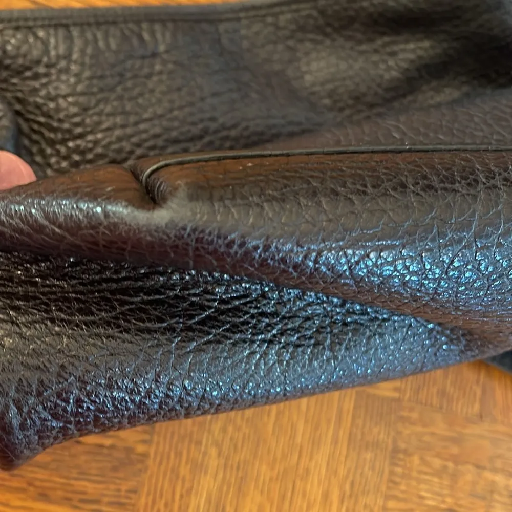 Coach pebble leather bag black - Image 9