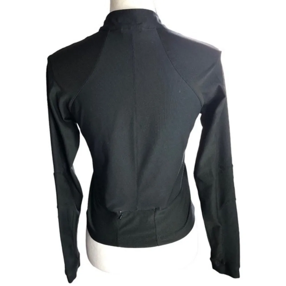 Black Dri-Fit Long Sleeve Full Zip Activewear Jacket - Image 3
