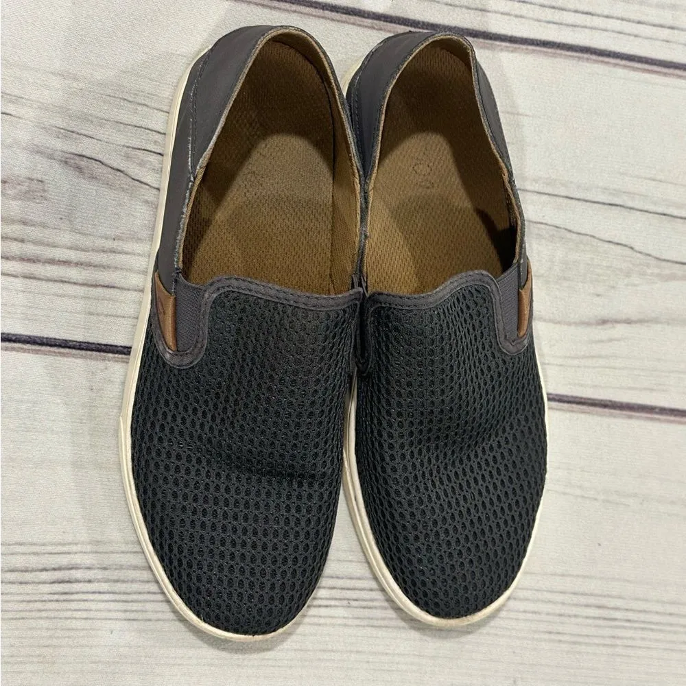 OLUKAI Pehuea Comfort Shoes Women Sz 7 Pavement Grey Mesh Sneakers 20271 - Image 7