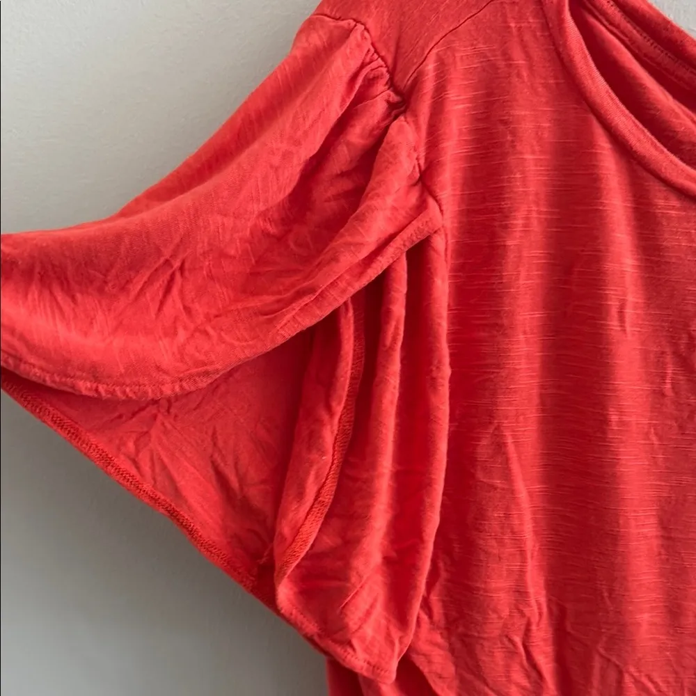 LOFT Bright Red Short Sleeve Tee - Image 2