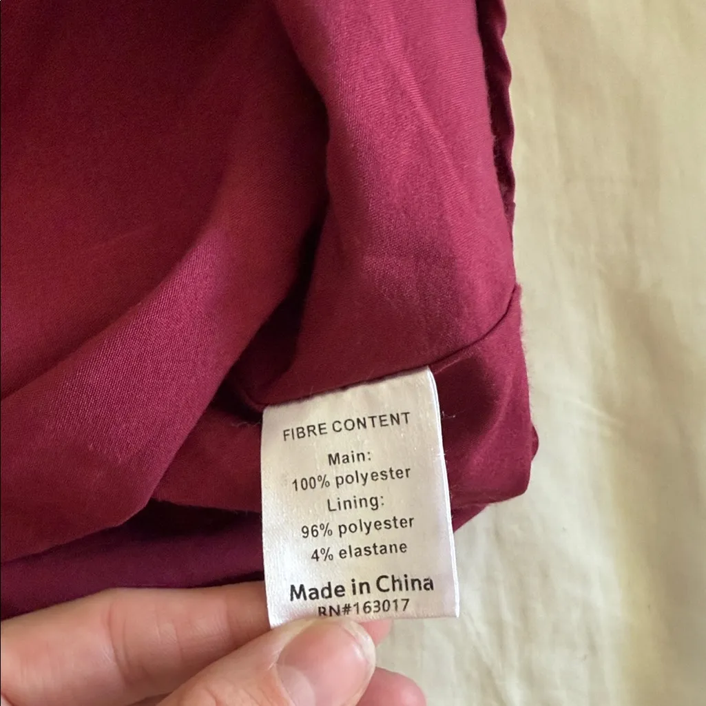 Princess Polly Azura Off The Shoulder Maxi Dress Burgundy - Image 6