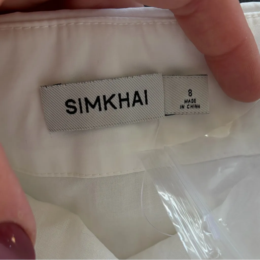 Simkhai Aire Strapless dress size 8 White - Image 7