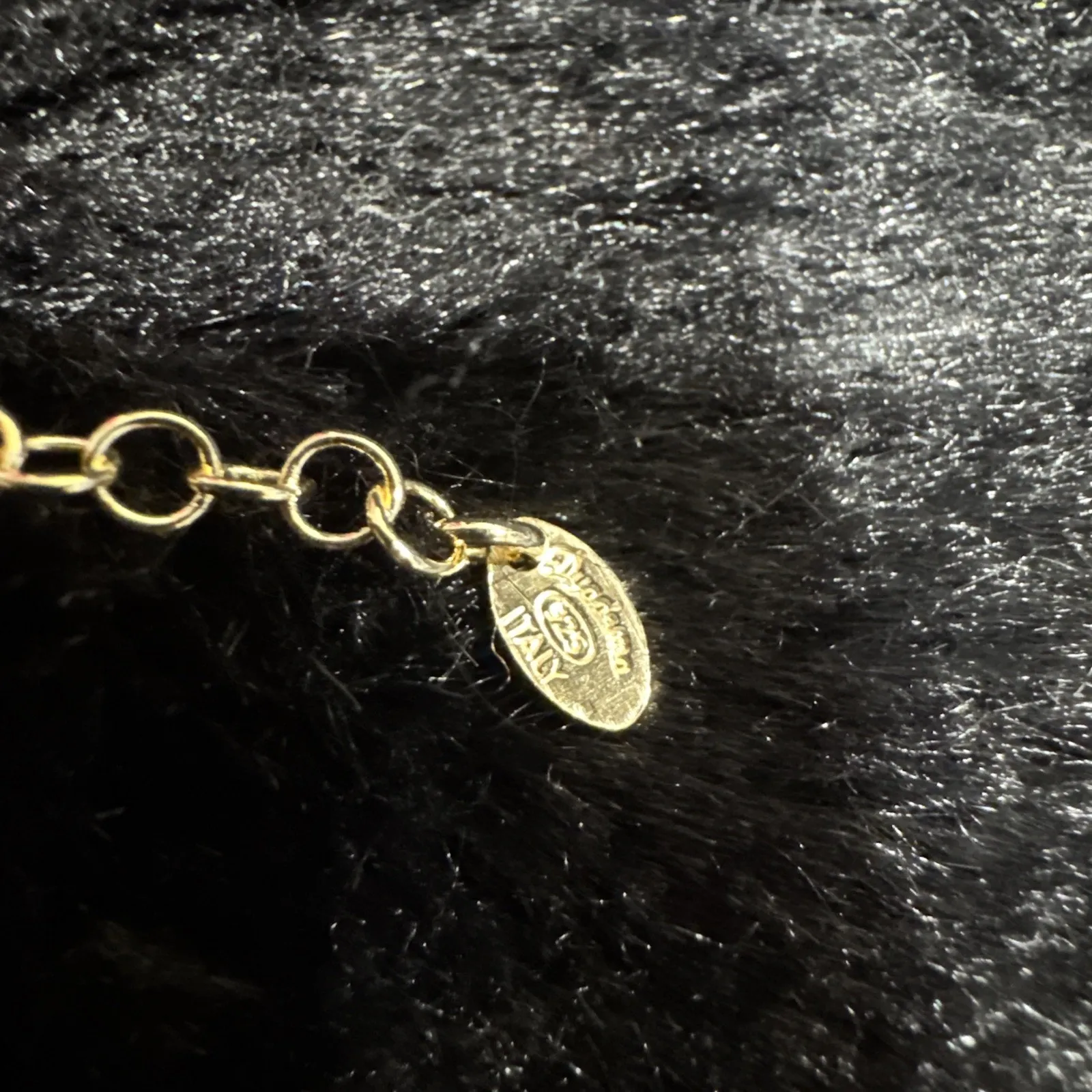 Mia Fiore Ladybug Necklace 18 kt. Gold Plated Sterling Silver 925 16"+2" Italy - Image 7