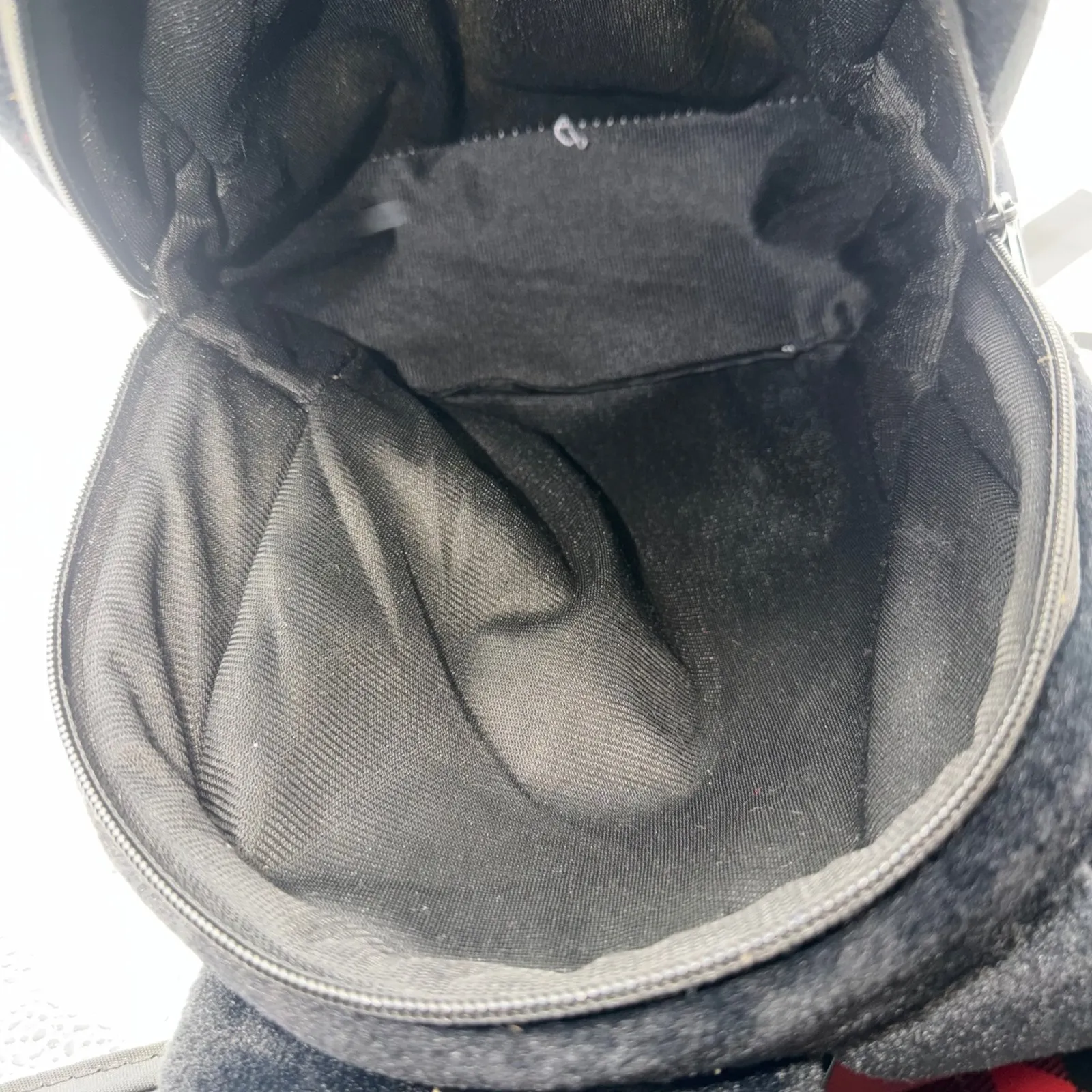 Sanrio Kuromi Plush Backpack Black Lavender Bow Skull Face Cute - Image 6