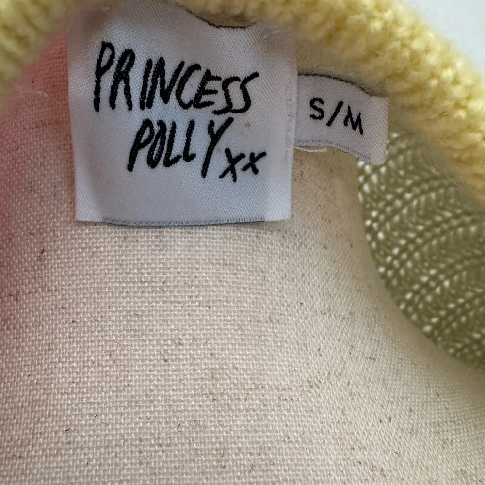 Princess Polly Pink and Yellow Color-Block Cardigan - Image 4