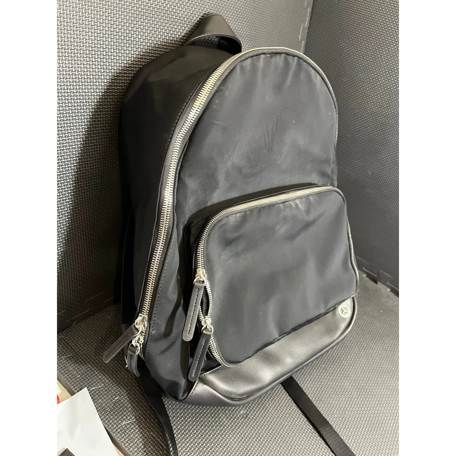 HAERFEST‎ MERCEDES BENZ LIMITED EDITION BACKPACK BLACK UNISEX FAUX LEATHER - Image 11