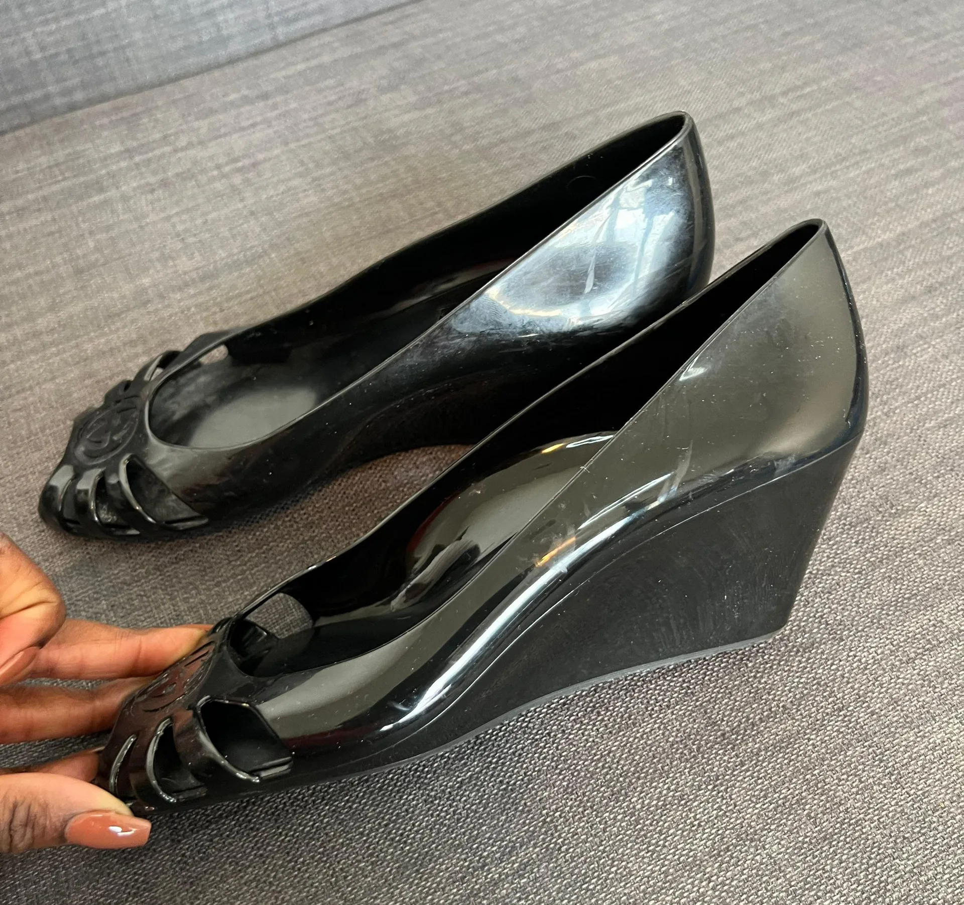 Vintage  Sandal Wedges - Image 5