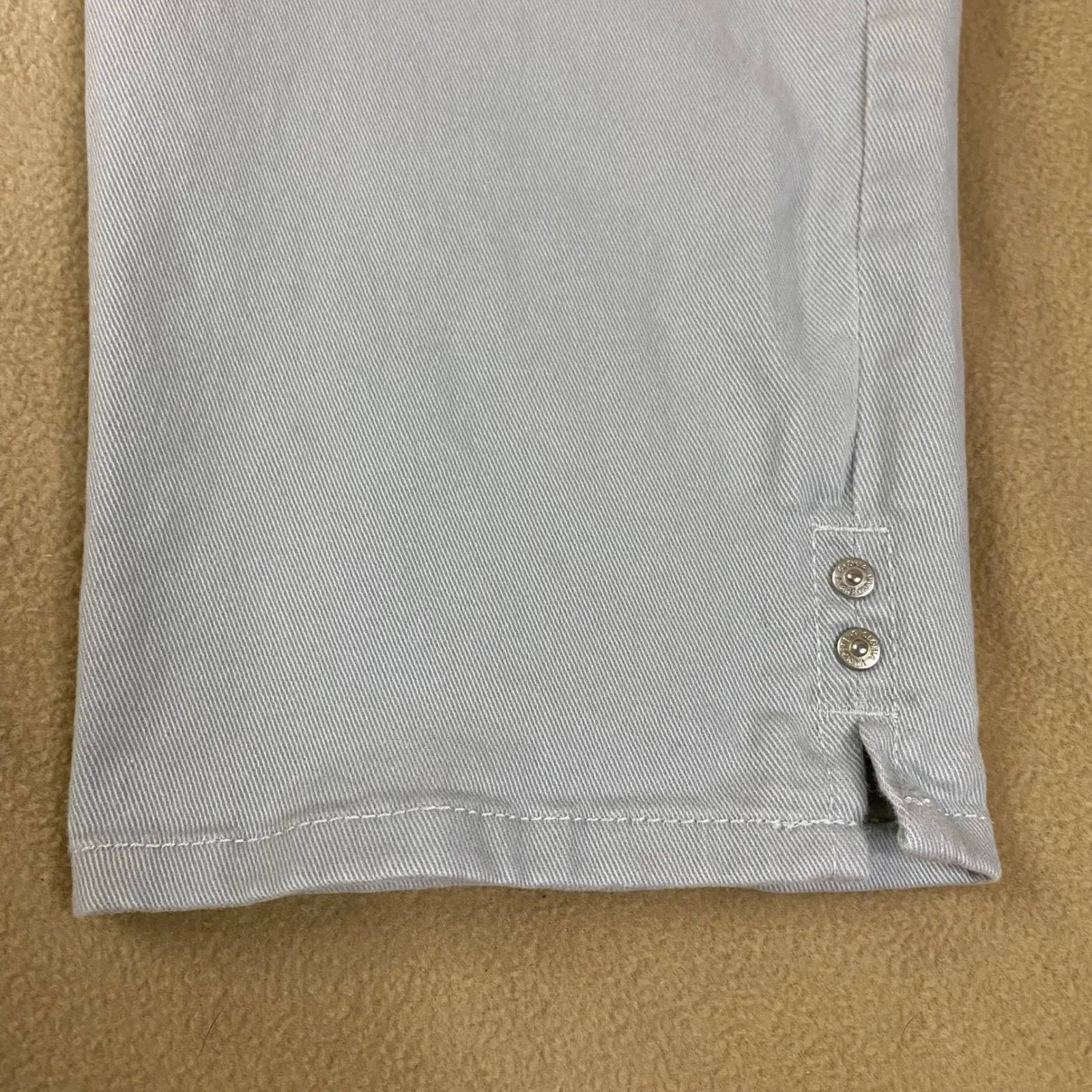 Gloria Vanderbilt Amanda Jeans Women's Light Grey Cropped Capri‎ Casual Sz 6 - Image 8