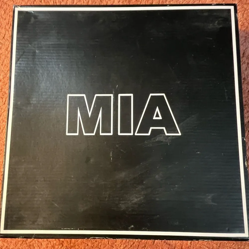 MIA Brown Over the Knee Boots with Quilted Texture SZ 8.5 Tall Block Heel Zipper - Image 6