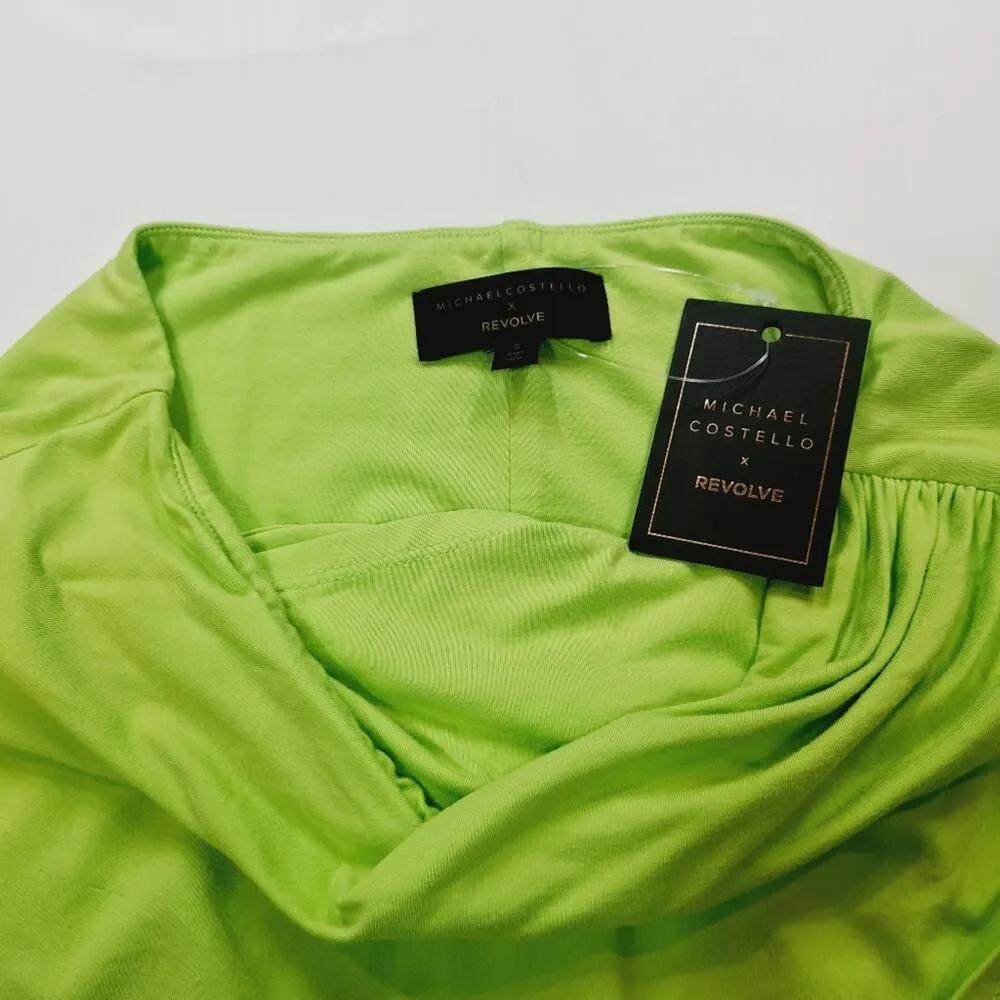 Michael Costello x REVOLVE Zendaya Skirt in Bright Green Small - Image 8