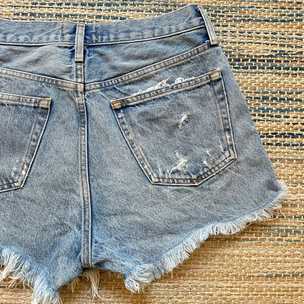 Parker Vintage Cut Off Jean Shorts in Swapmeet Denim Size 27 A026-811 - Image 7