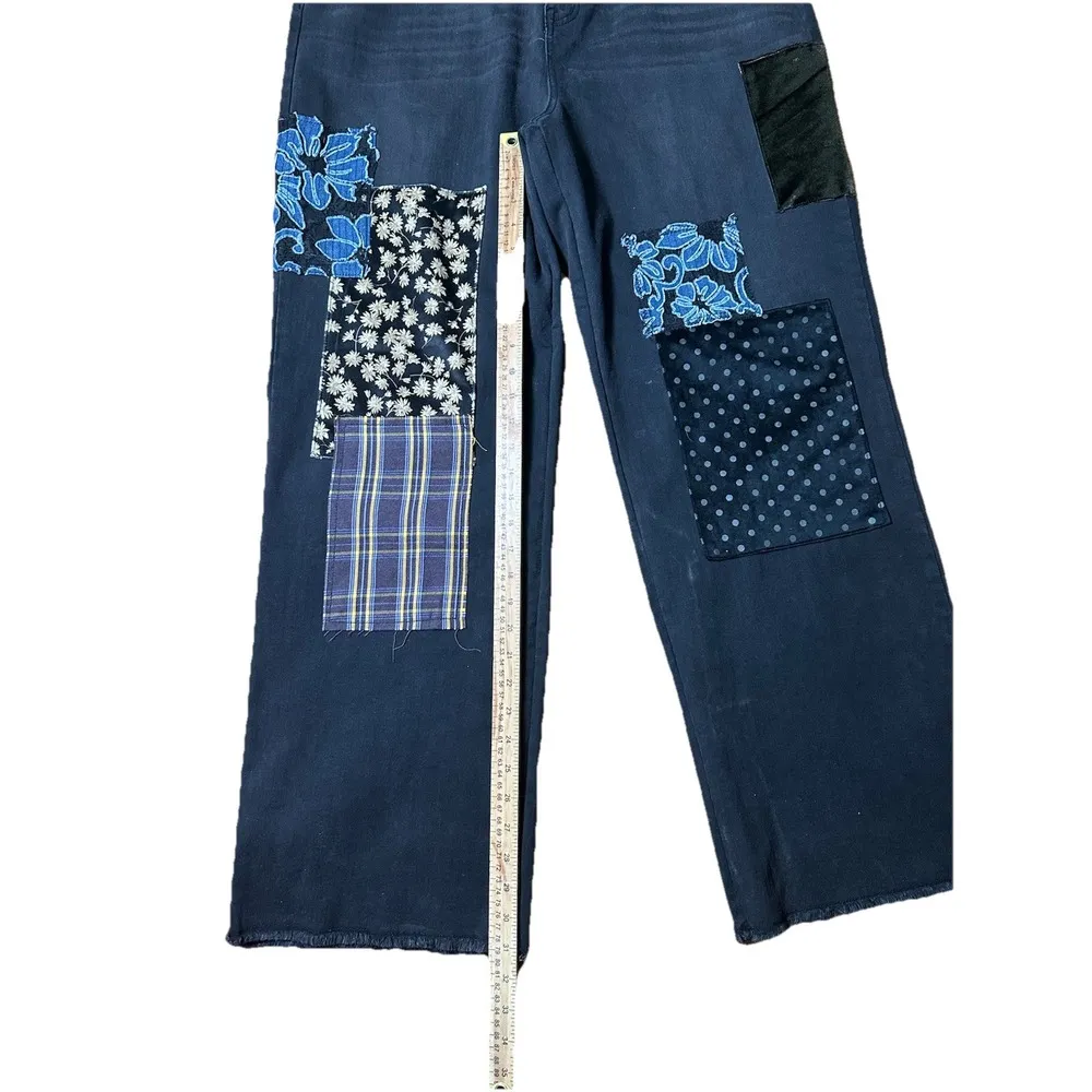 LOGO by Lori Goldstein Special Edition Wide Leg Tall Jeans Washed‎ Black Sz18 WT - Image 4