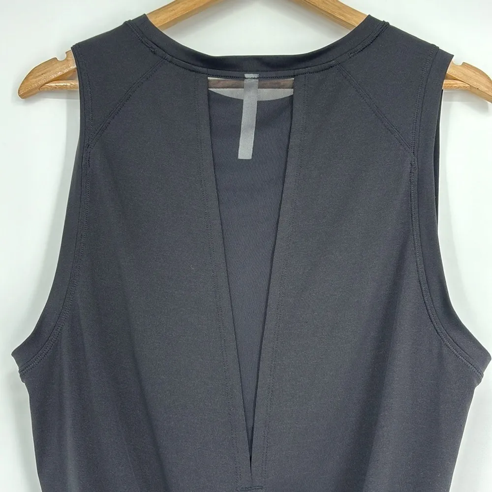 Fabletics Monet Meah V Back Tie Tank Top Women’s Size Medium in Black - Image 5