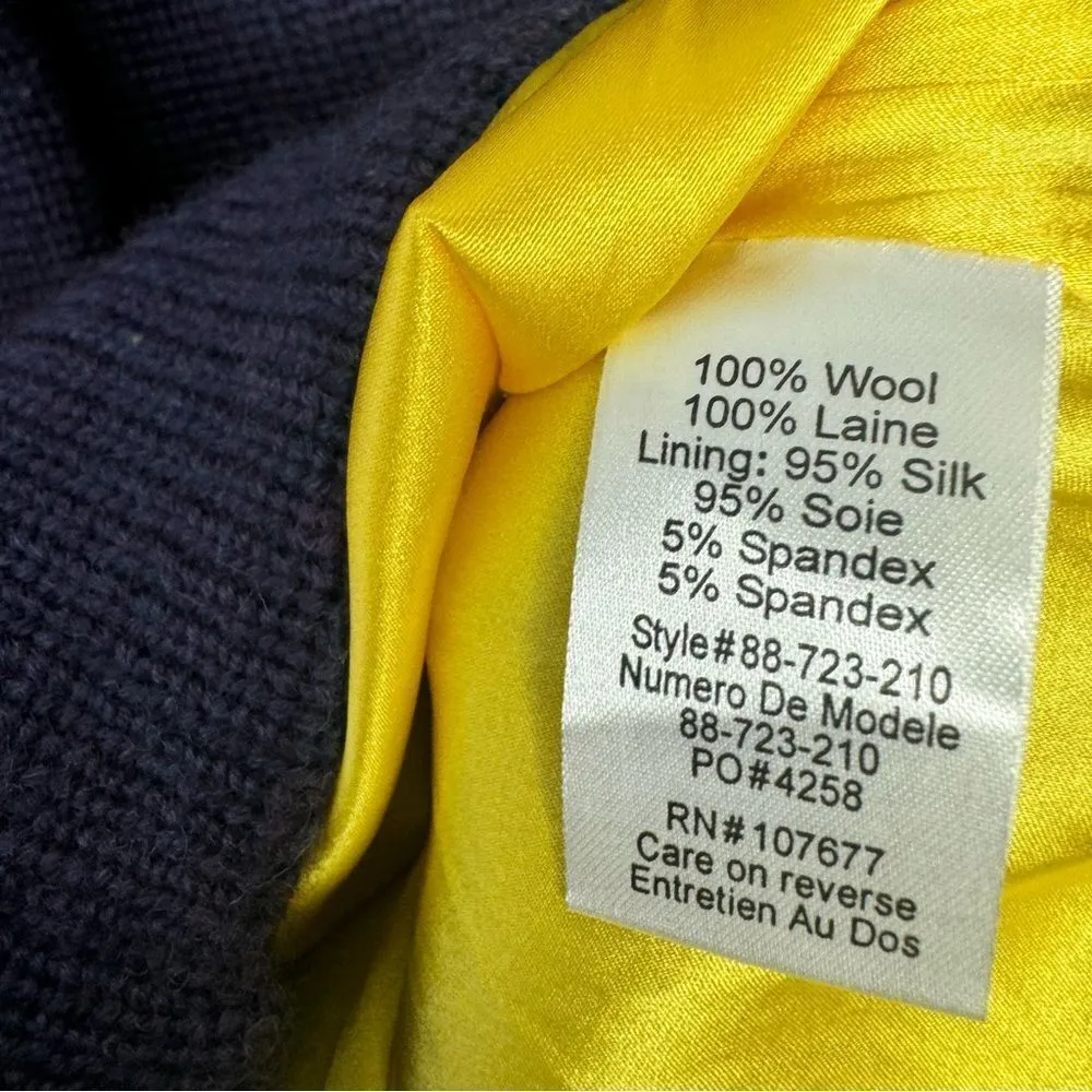 Alice + Olivia wool coat in purple - Image 4