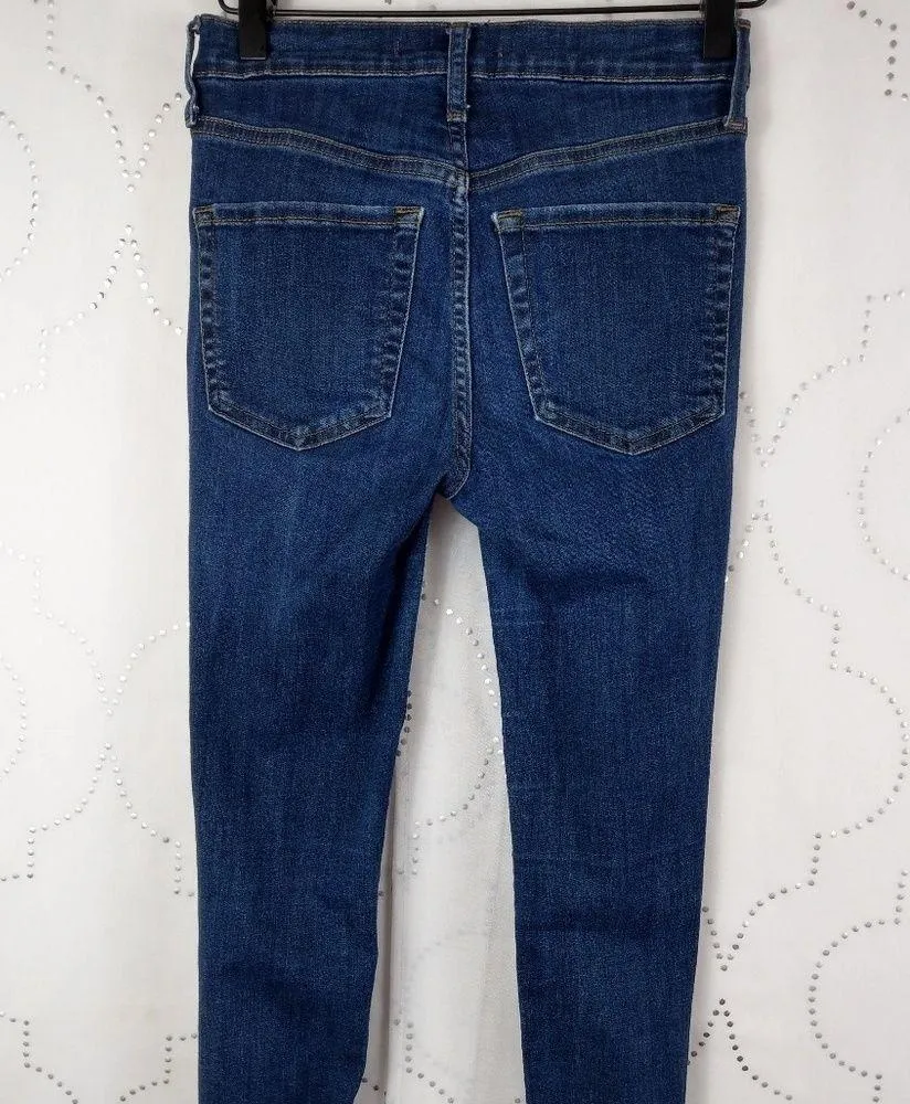 Free People busted skinny medium wash jeans - Image 2